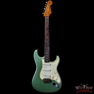Fender Custom Shop Dennis Galuszka Masterbuilt Roasted 1959 Stratocaster Brazilian Rosewood Slab Board Hand-Wound PUs Journeyman Relic Faded Aged Sgerwood Green - Image 3