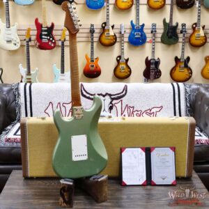 Fender Custom Shop Dennis Galuszka Masterbuilt Roasted 1959 Stratocaster Brazilian Rosewood Slab Board Hand-Wound PUs Journeyman Relic Faded Aged Sgerwood Green - Image 9