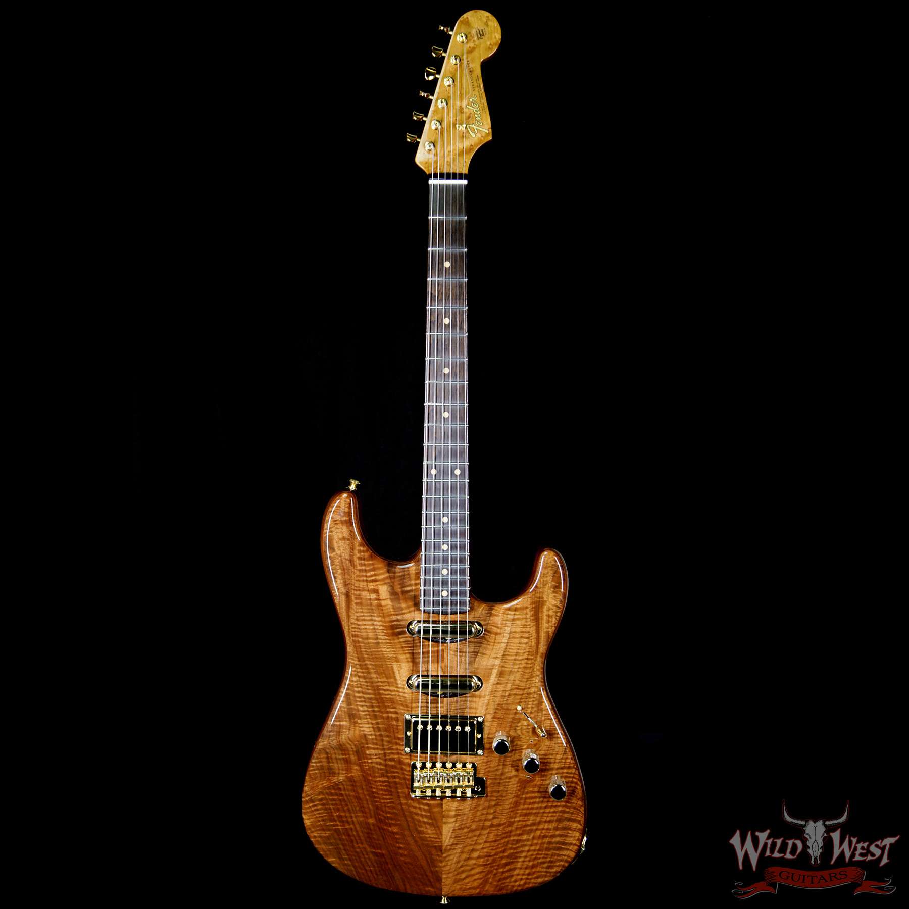 fender-mbdg-clarowalnut-startcz529712-bf__wwg.jpg 2018 Fender Custom Shop Masterbuilt Dennis Galuszka Artisan Claro Walnut Stratocaster HSS African Blackwood Board - Image 5