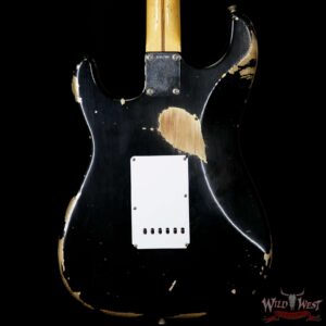 Fender Custom Shop Masterbuilt Dennis Galuszka Private Collection HAR Stratocaster Black 7.25 Lbs - Image 7