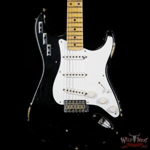 Fender Custom Shop Masterbuilt Dennis Galuszka Private Collection HAR Stratocaster Black 7.25 Lbs - Image 3