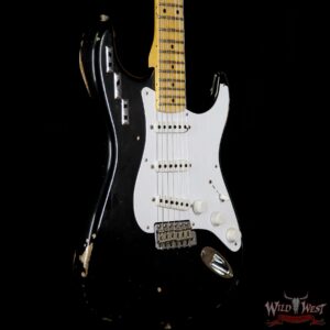Fender Custom Shop Masterbuilt Dennis Galuszka Private Collection HAR Stratocaster Black 7.25 Lbs - Image 4