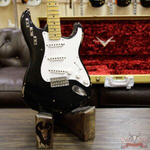 Fender Custom Shop Masterbuilt Dennis Galuszka Private Collection HAR Stratocaster Black 7.25 Lbs - Image 13