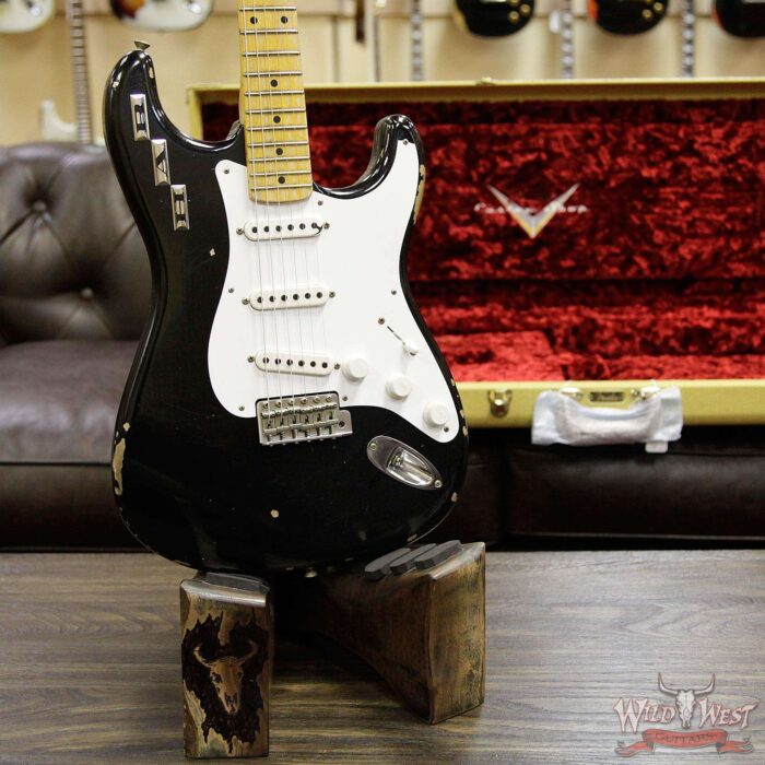 Fender Custom Shop Masterbuilt Dennis Galuszka Private Collection HAR Stratocaster Black 7.25 Lbs - Image 13
