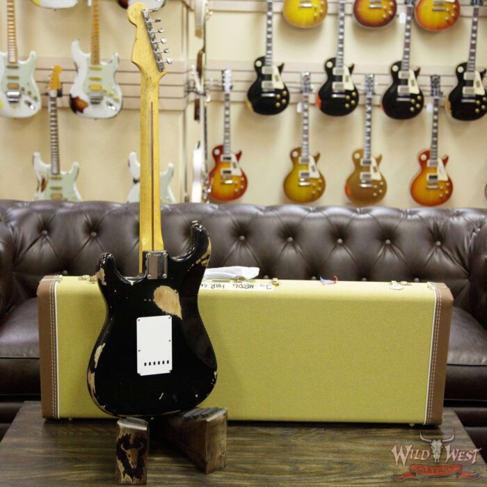 Fender Custom Shop Masterbuilt Dennis Galuszka Private Collection HAR Stratocaster Black 7.25 Lbs - Image 14