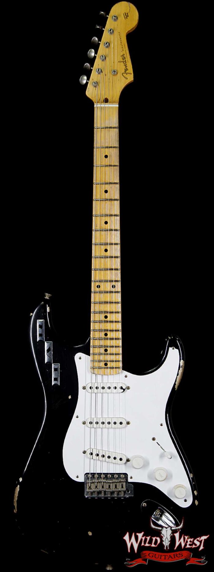 Fender Custom Shop Masterbuilt Dennis Galuszka Private Collection HAR Stratocaster Black 7.25 Lbs - Image 1
