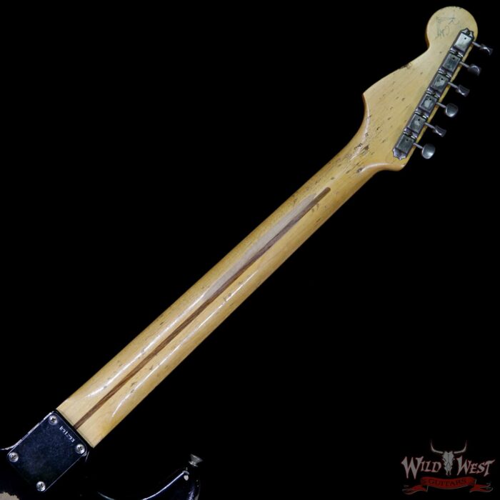 Fender Custom Shop Masterbuilt Dennis Galuszka Private Collection HAR Stratocaster Black 7.25 Lbs - Image 11