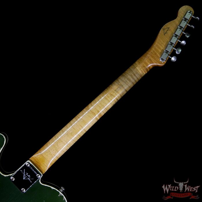 Fender Masterbuilt Dale Wilson Custom Shop 1960 Telecaster Relic Flame Maple Fingerboard Aged Cadillac Green - Image 13