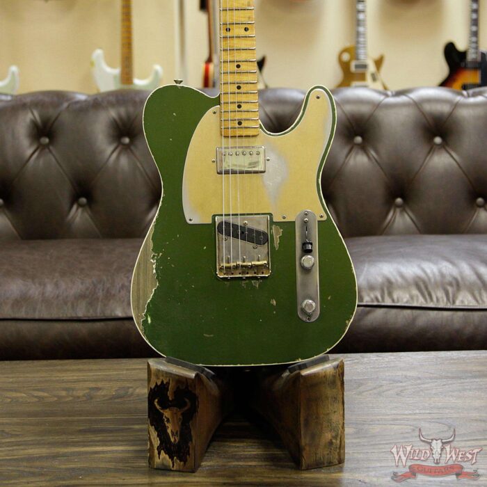 Fender Masterbuilt Dale Wilson Custom Shop 1960 Telecaster Relic Flame Maple Fingerboard Aged Cadillac Green - Image 11