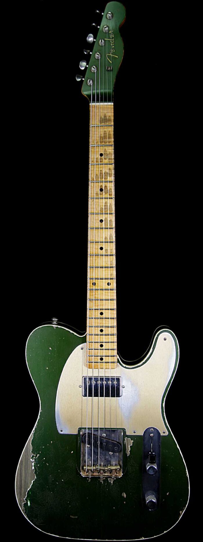 Fender Masterbuilt Dale Wilson Custom Shop 1960 Telecaster Relic Flame Maple Fingerboard Aged Cadillac Green - Image 1