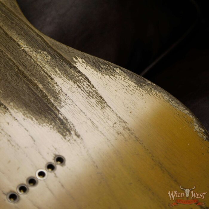 Fender Custom Shop 2019 NAMM #403 Dale Wilson Masterbuilt 1952 Telecaster Heavy Relic Flame Maple Neck Smoked Blonde Butterscotch - Image 17