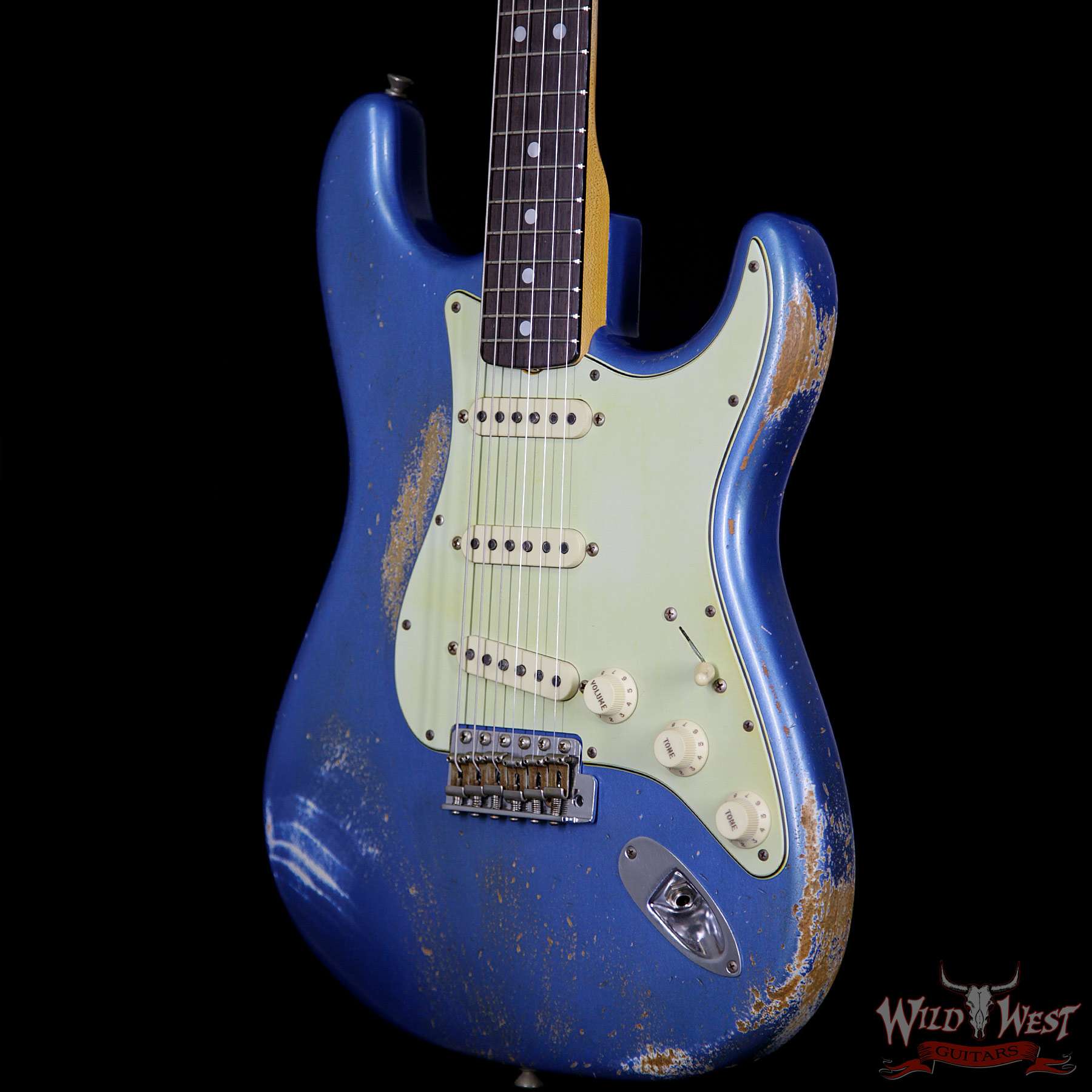 fender-mbgf-1964stratocaster-lpb-r90810-br__wwg.jpg Fender Custom Shop Masterbuilt Greg Fessler 1964 Stratocaster Relic Lake Placid Blue - Image 2