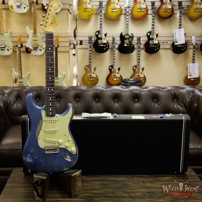 Fender Custom Shop Masterbuilt Greg Fessler 1964 Stratocaster Relic Lake Placid Blue - Image 12
