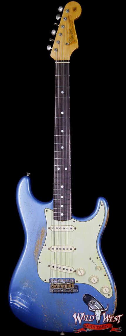 Fender Custom Shop Masterbuilt Greg Fessler 1964 Stratocaster Relic Lake Placid Blue