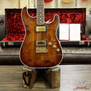 Fender Custom Shop 2018 NAMM #2005 Apprentice Built Roasted Ash Stratocaster NOS Koa Top Flame Maple Neck by Carlos Lopez - Image 10