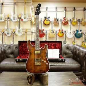 Fender Custom Shop 2018 NAMM #2005 Apprentice Built Roasted Ash Stratocaster NOS Koa Top Flame Maple Neck by Carlos Lopez - Image 11