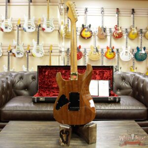 Fender Custom Shop 2018 NAMM #2005 Apprentice Built Roasted Ash Stratocaster NOS Koa Top Flame Maple Neck by Carlos Lopez - Image 15