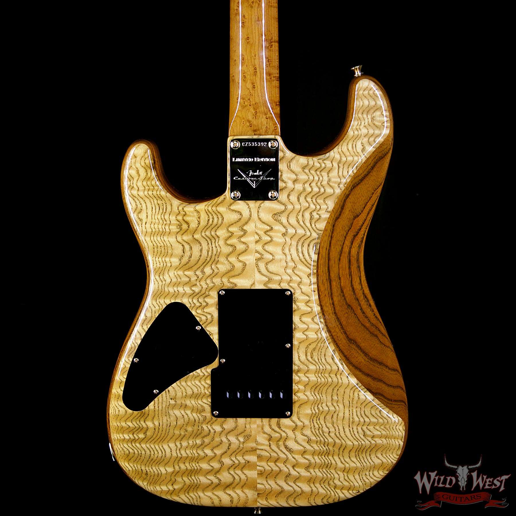 fender-mbpw-artisan-tamoash-strat-cz535392-bbb__wwg.jpg Fender Custom Shop Paul Waller Masterbuilt Artisan Stratocaster HSS Tamo Ash Top African Blackwood Board - Image 4