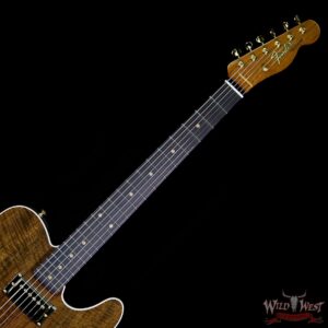 Fender Custom Shop Masterbuilt Paul Waller Artisan Claro Walnut Telecaster HH Birdseye Maple Neck African Blackwood Board - Image 9