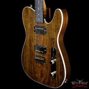 Fender Custom Shop Masterbuilt Paul Waller Artisan Claro Walnut Telecaster HH Birdseye Maple Neck African Blackwood Board - Image 2