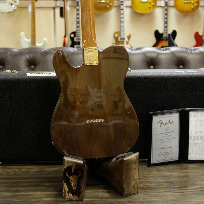 Fender Custom Shop Masterbuilt Paul Waller Artisan Claro Walnut Telecaster HH Birdseye Maple Neck African Blackwood Board - Image 15