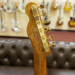 Fender Custom Shop Masterbuilt Paul Waller Artisan Claro Walnut Telecaster HH Birdseye Maple Neck African Blackwood Board - Image 14