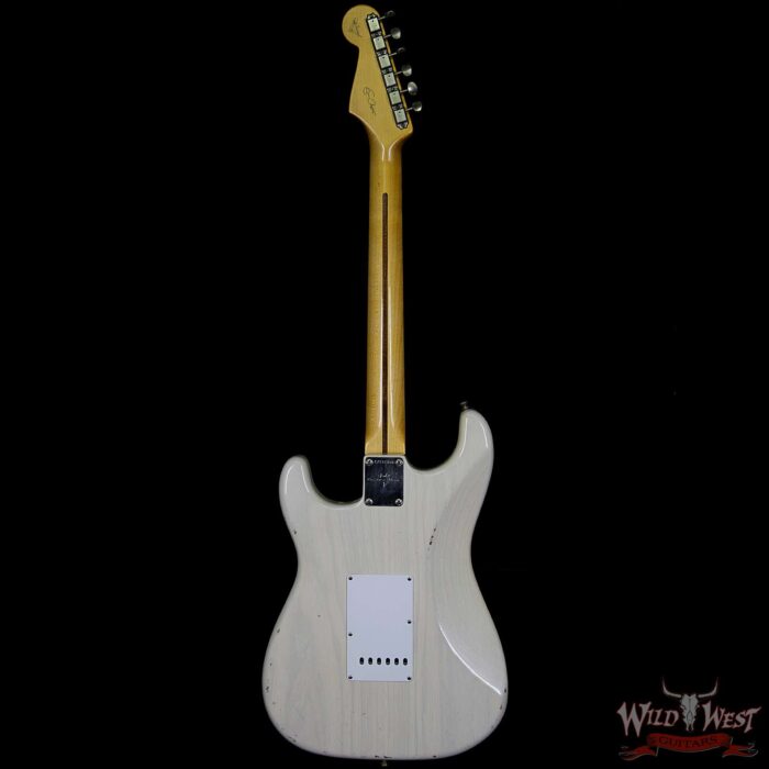 Fender Custom Shop Masterbuilt Todd Krause Clapton Stratocaster Journeyman Relic Aged White Blonde - Image 6