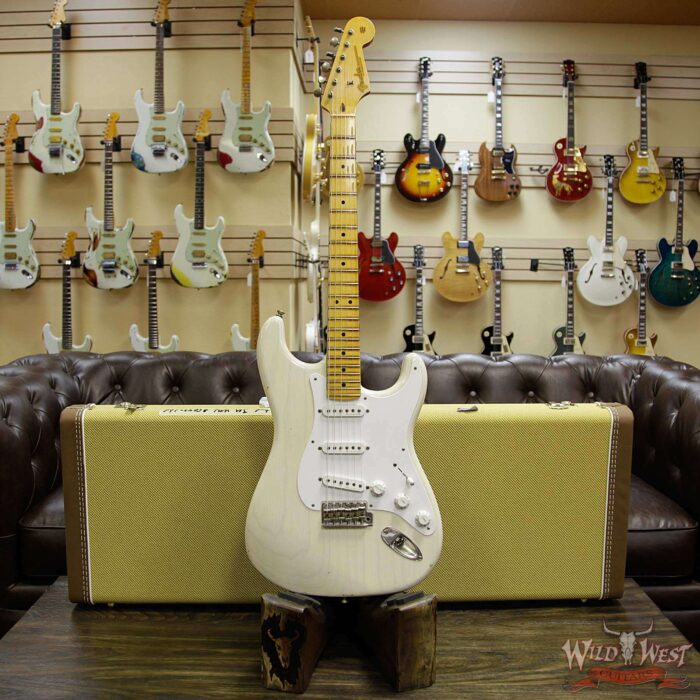 Fender Custom Shop Masterbuilt Todd Krause Clapton Stratocaster Journeyman Relic Aged White Blonde - Image 11