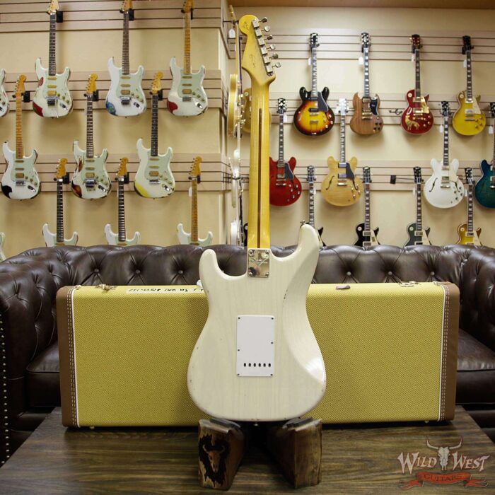 Fender Custom Shop Masterbuilt Todd Krause Clapton Stratocaster Journeyman Relic Aged White Blonde - Image 15
