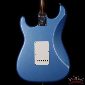 Fender Custom Shop Masterbuilt Yuriy Shishkov 1959 Stratocaster Journeyman Relic Brazilian Rosewood Neck Lake Placid Blue - Image 6