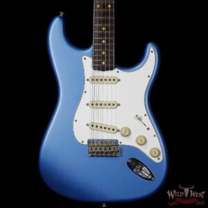 Fender Custom Shop Masterbuilt Yuriy Shishkov 1959 Stratocaster Journeyman Relic Brazilian Rosewood Neck Lake Placid Blue - Image 3