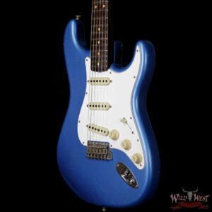 Fender Custom Shop Masterbuilt Yuriy Shishkov 1959 Stratocaster Journeyman Relic Brazilian Rosewood Neck Lake Placid Blue - Image 2