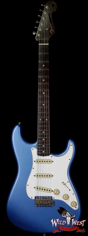 Fender Custom Shop Masterbuilt Yuriy Shishkov 1959 Stratocaster Journeyman Relic Brazilian Rosewood Neck Lake Placid Blue