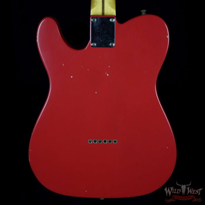 Fender Custom Shop Masterbuilt Yuriy Shishkov 1950`s Telecaster Journeyman Relic Fiesta Red - Image 8