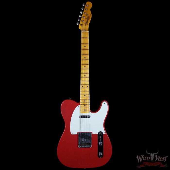 Fender Custom Shop Masterbuilt Yuriy Shishkov 1950`s Telecaster Journeyman Relic Fiesta Red - Image 6