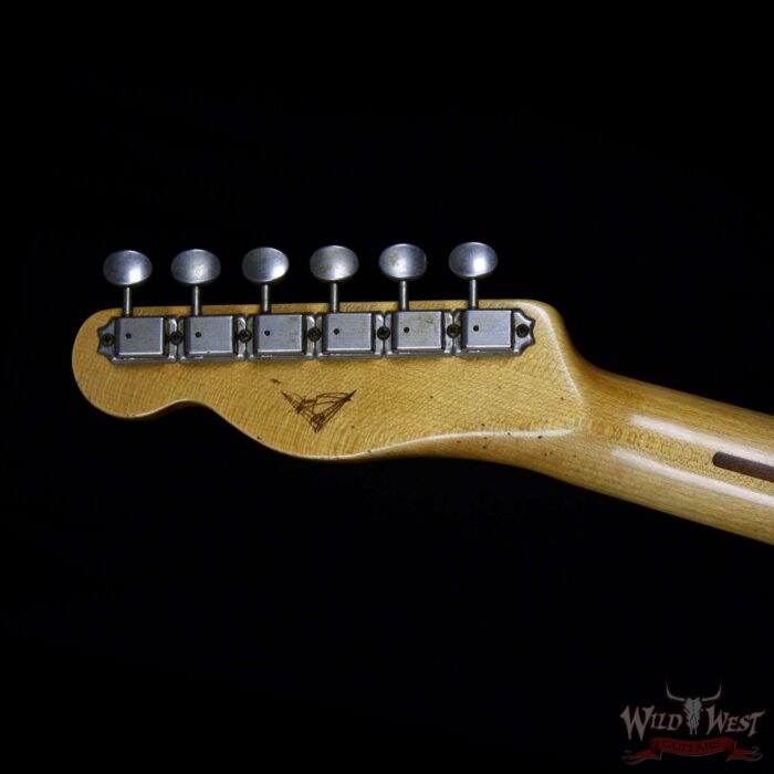 Fender Custom Shop Masterbuilt Yuriy Shishkov 1950`s Telecaster Journeyman Relic Fiesta Red - Image 11