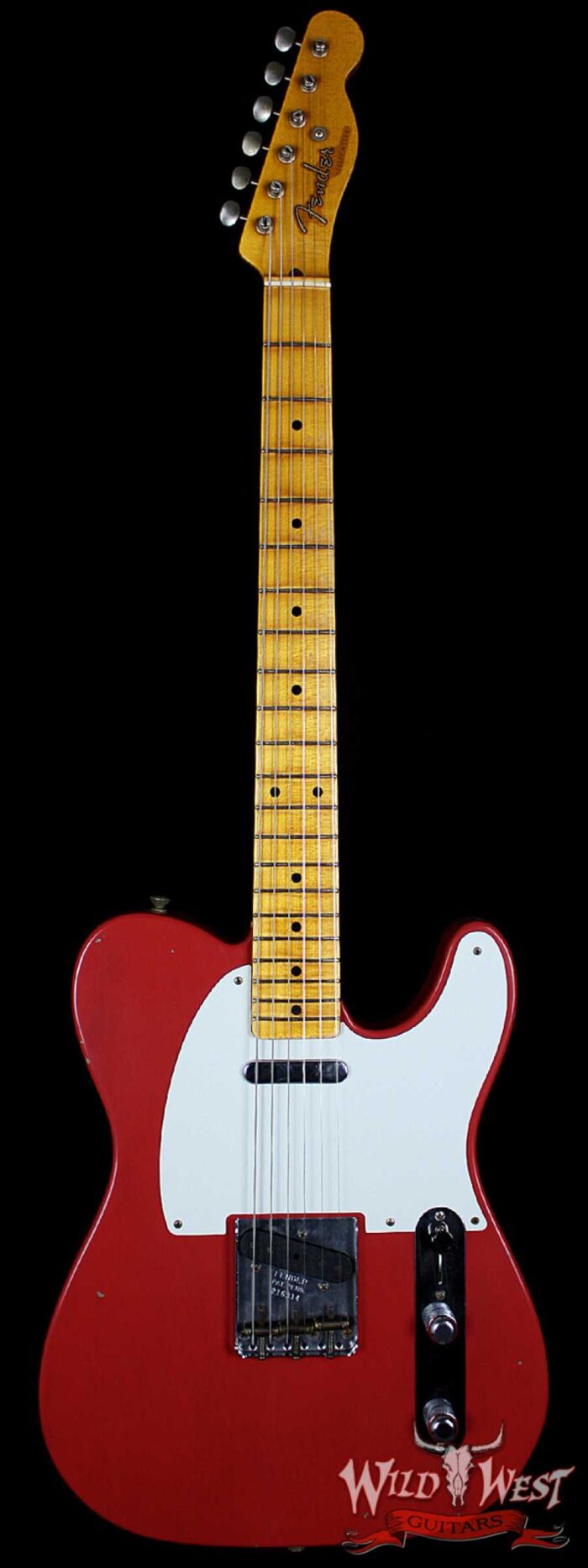 Fender Custom Shop Masterbuilt Yuriy Shishkov 1950`s Telecaster Journeyman Relic Fiesta Red - Image 1