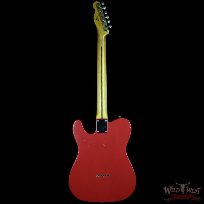 Fender Custom Shop Masterbuilt Yuriy Shishkov 1950`s Telecaster Journeyman Relic Fiesta Red - Image 7