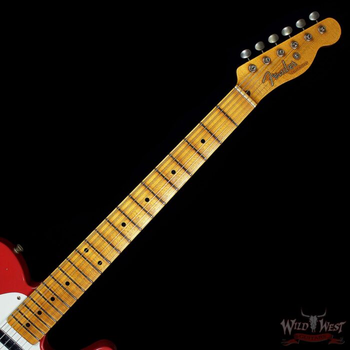 Fender Custom Shop Masterbuilt Yuriy Shishkov 1950`s Telecaster Journeyman Relic Fiesta Red - Image 10