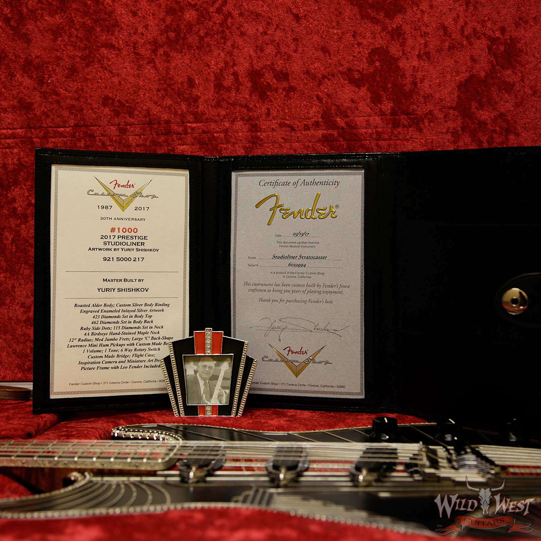 fender-mbys-stdioliner-coa2__wwg.jpg Fender Custom Shop 2017 NAMM Prestige Studioliner Stratocaster Masterbuit by Yuriy Shishkov - Image 13