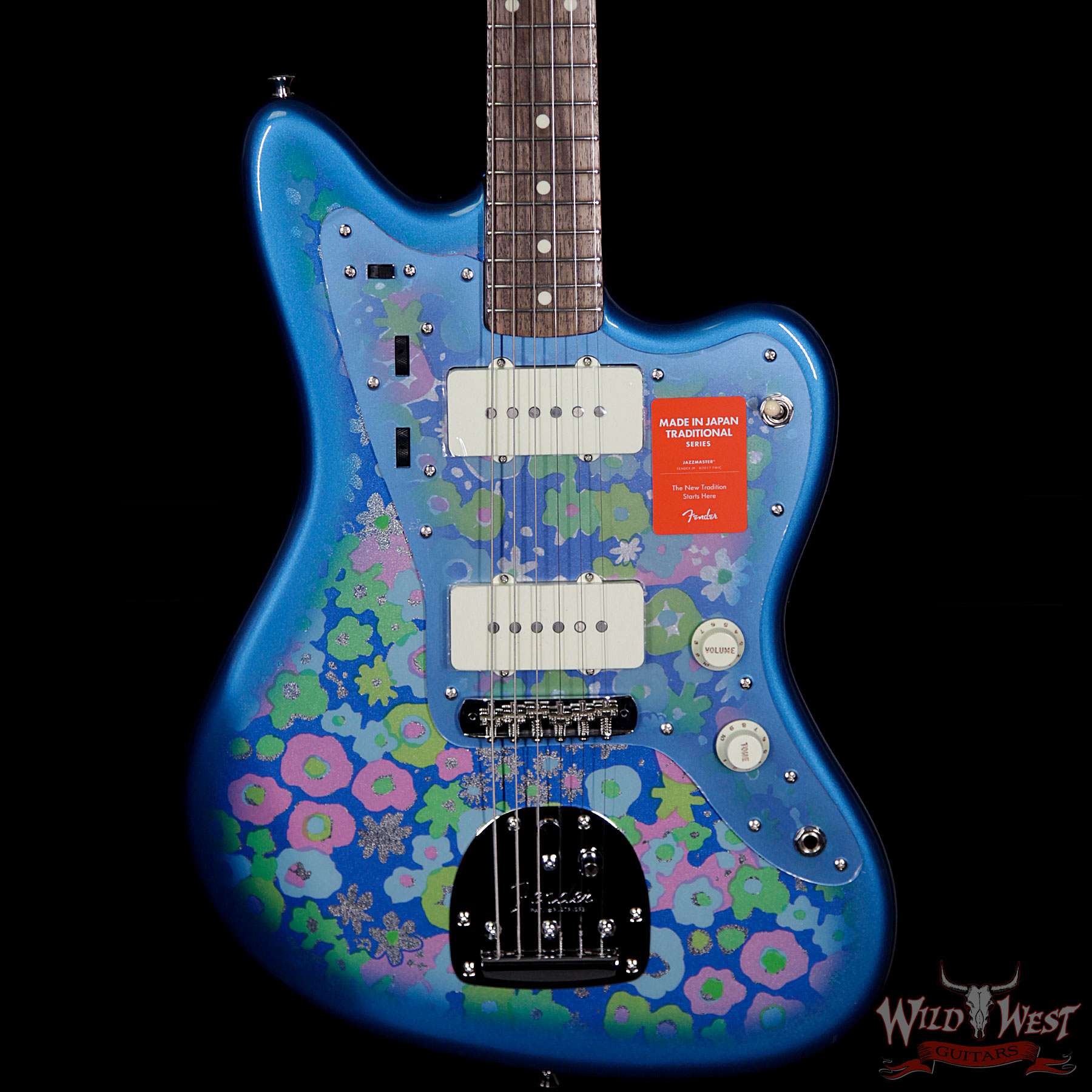 fender-mij-trdjazzmaster-blueflower-jd17047130-bbf__wwg.jpg Fender Japan MIJ Traditional 60s Jazzmaster Limited Run Blue Flower - Image 3