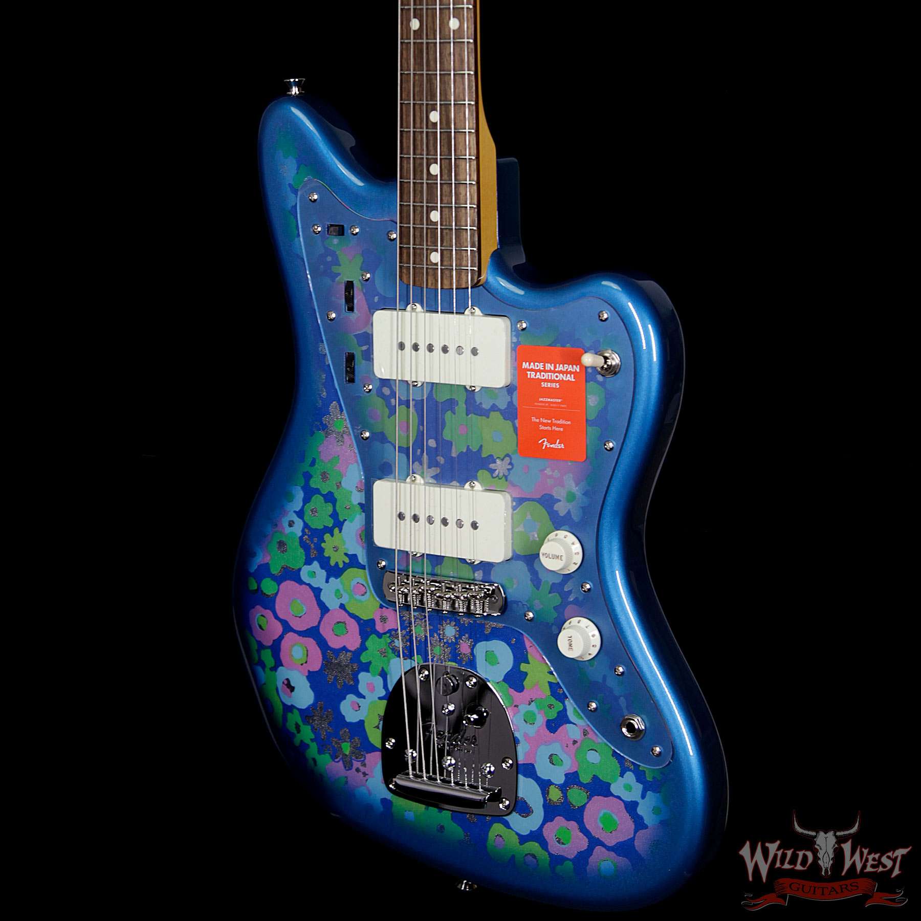 fender-mij-trdjazzmaster-blueflower-jd17047130-br__wwg.jpg Fender Japan MIJ Traditional 60s Jazzmaster Limited Run Blue Flower - Image 2