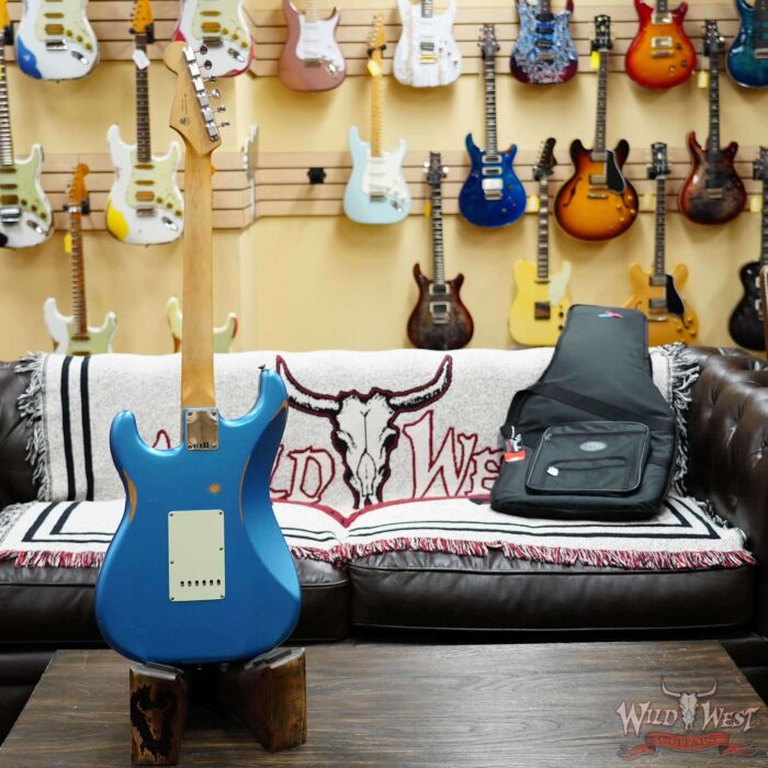 Fender Vintera Road Worn ‘60s Stratocaster Pau Ferro Fingerboard Lake Placid Blue 7.20 LBS - Image 8