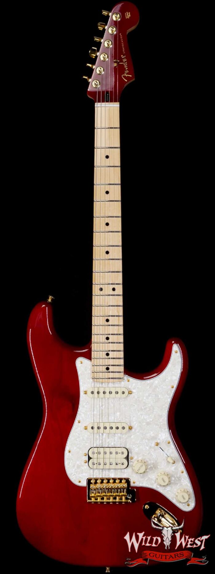 Fender Tash Sultana HSS Stratocaster Transparent Cherry - Image 1