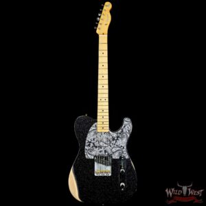 Fender Brad Paisley Esquire Road Worn Black Sparkle 6.15 LBS - Image 3