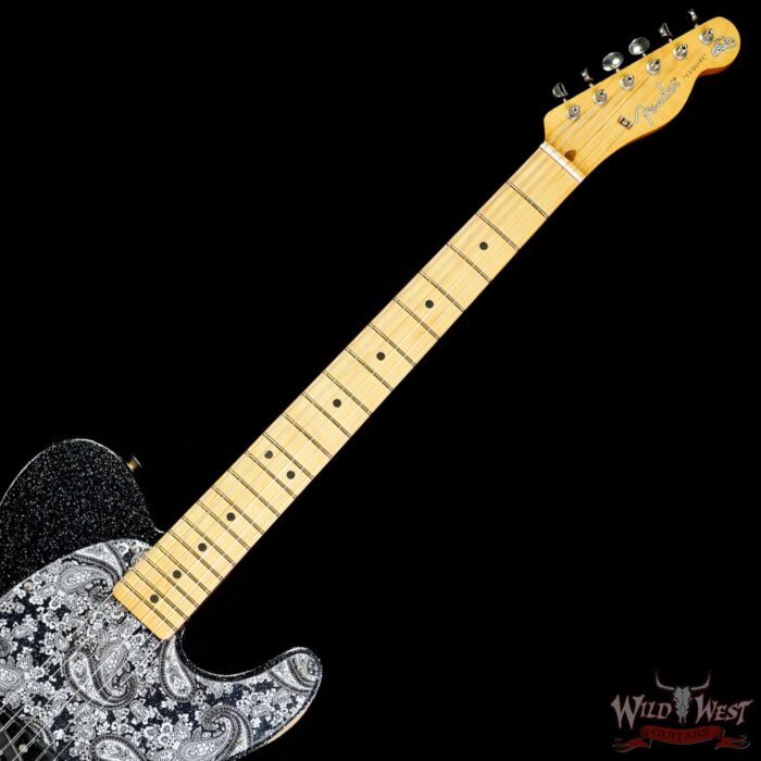Fender Brad Paisley Esquire Road Worn Black Sparkle 6.15 LBS - Image 4