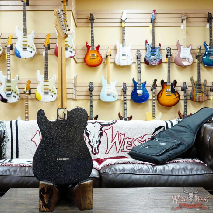 Fender Brad Paisley Esquire Road Worn Black Sparkle 6.15 LBS - Image 10