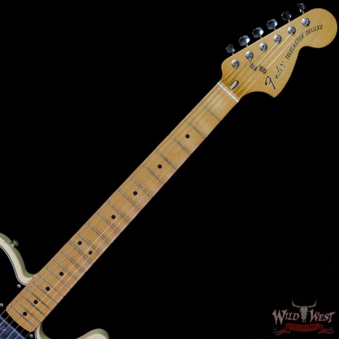 Fender Vintera Road Worn ‘70s Telecaster Deluxe Maple Fingerboard Olympic White - Image 4