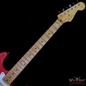 Fender Vintera Road Worn ‘50s Stratocaster Maple Fingerboard Fiesta Red - Image 4