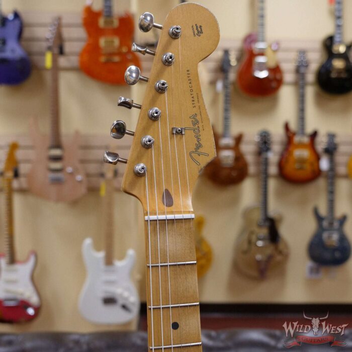 Fender Vintera Road Worn ‘50s Stratocaster Maple Fingerboard Fiesta Red - Image 6